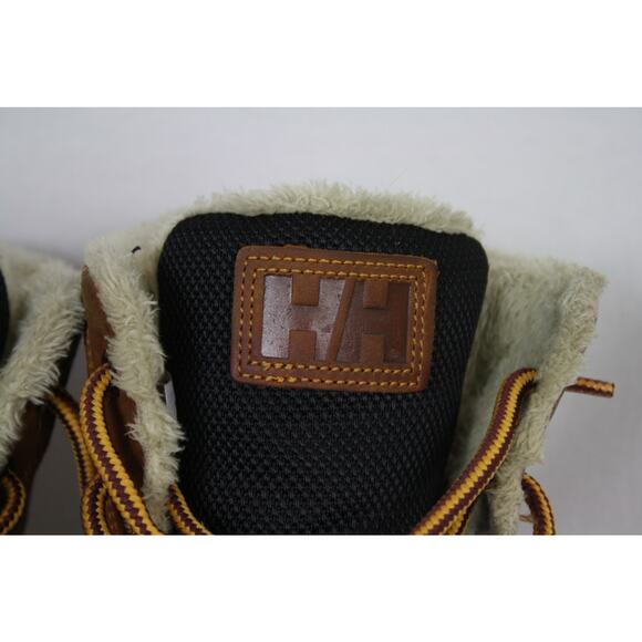 Helly Hansen Waterproof Leather Boots Mens 12 Brown Insulated Winter main image 8
